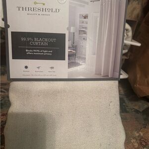 Threshold Off-White Blackout Curtain